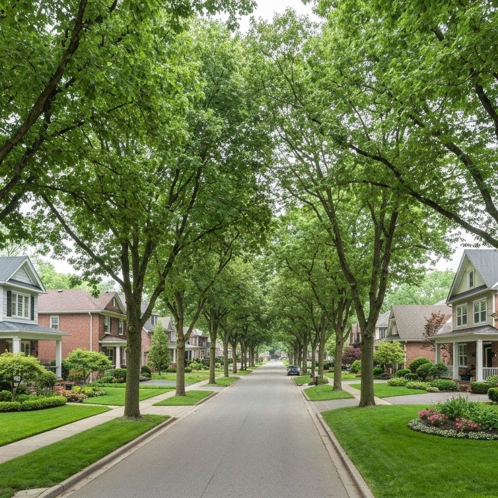 Old Greenwich neighborhood view 1