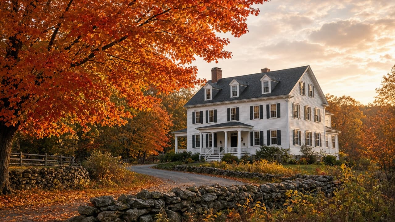 Connecticut weekend getaways country inn in fall